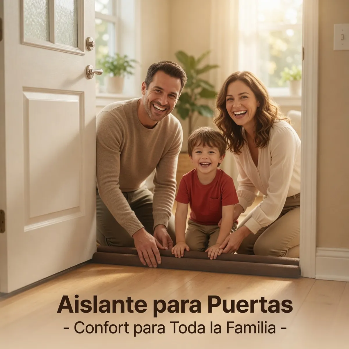 MOVI - Burlete Mágico para Puertas y Ventanas - Aislante Adhesivo 5 Metros contra Frío, Ruido y Polvo
