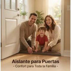 MOVI - Burlete Mágico para Puertas y Ventanas - Aislante Adhesivo 5 Metros contra Frío, Ruido y Polvo