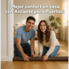 MOVI - Burlete Mágico para Puertas y Ventanas - Aislante Adhesivo 5 Metros contra Frío, Ruido y Polvo