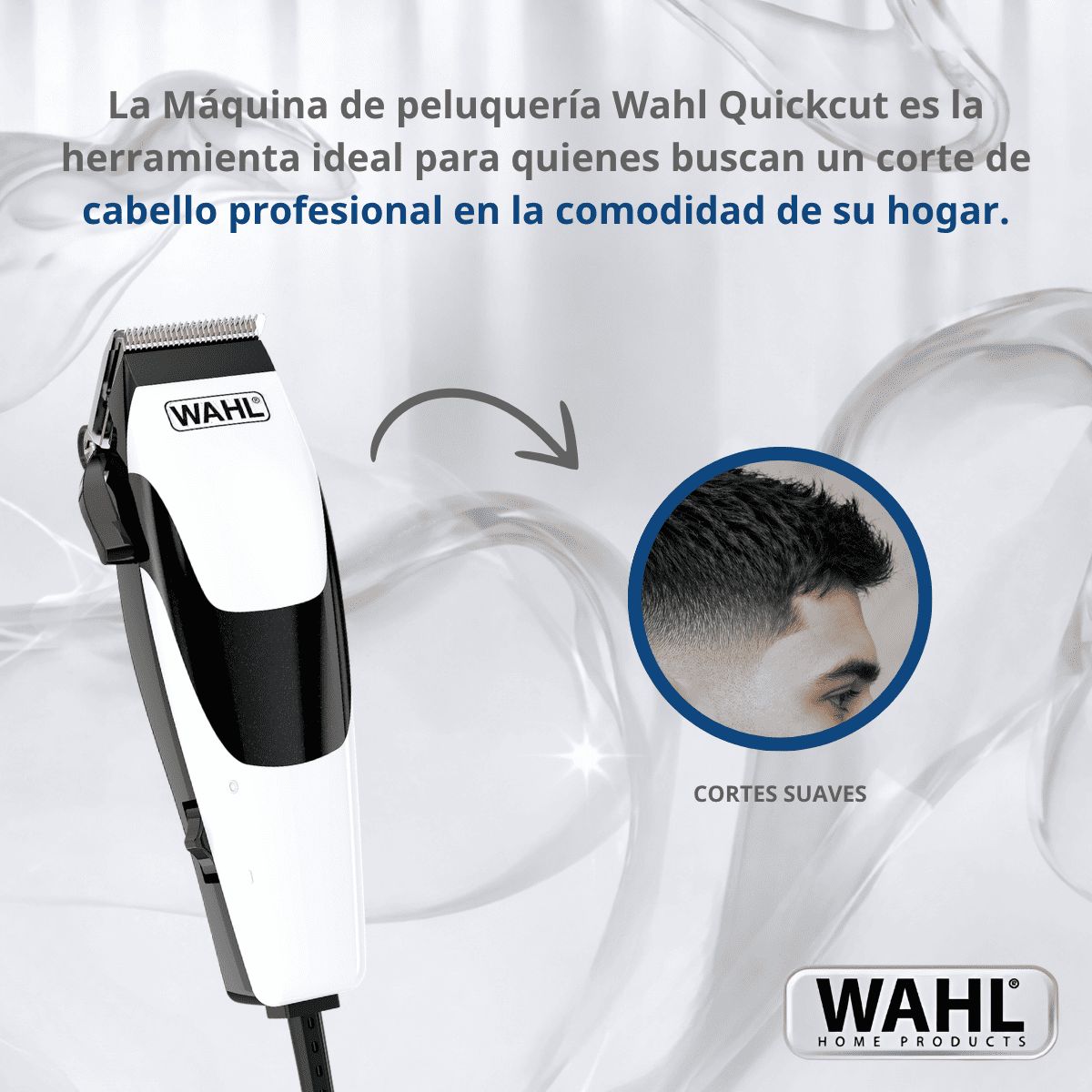 WAHL - Máquina Cortadora de Pelo Wahl QuickCut Corte de Cabello en Casa