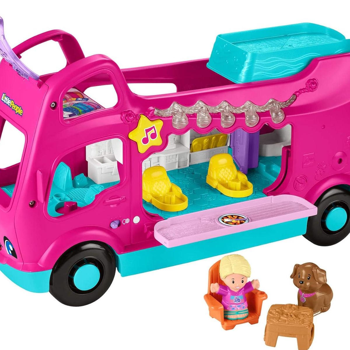 LITTLE PEOPLE - Camper Barbie Little people Luces y sonidos