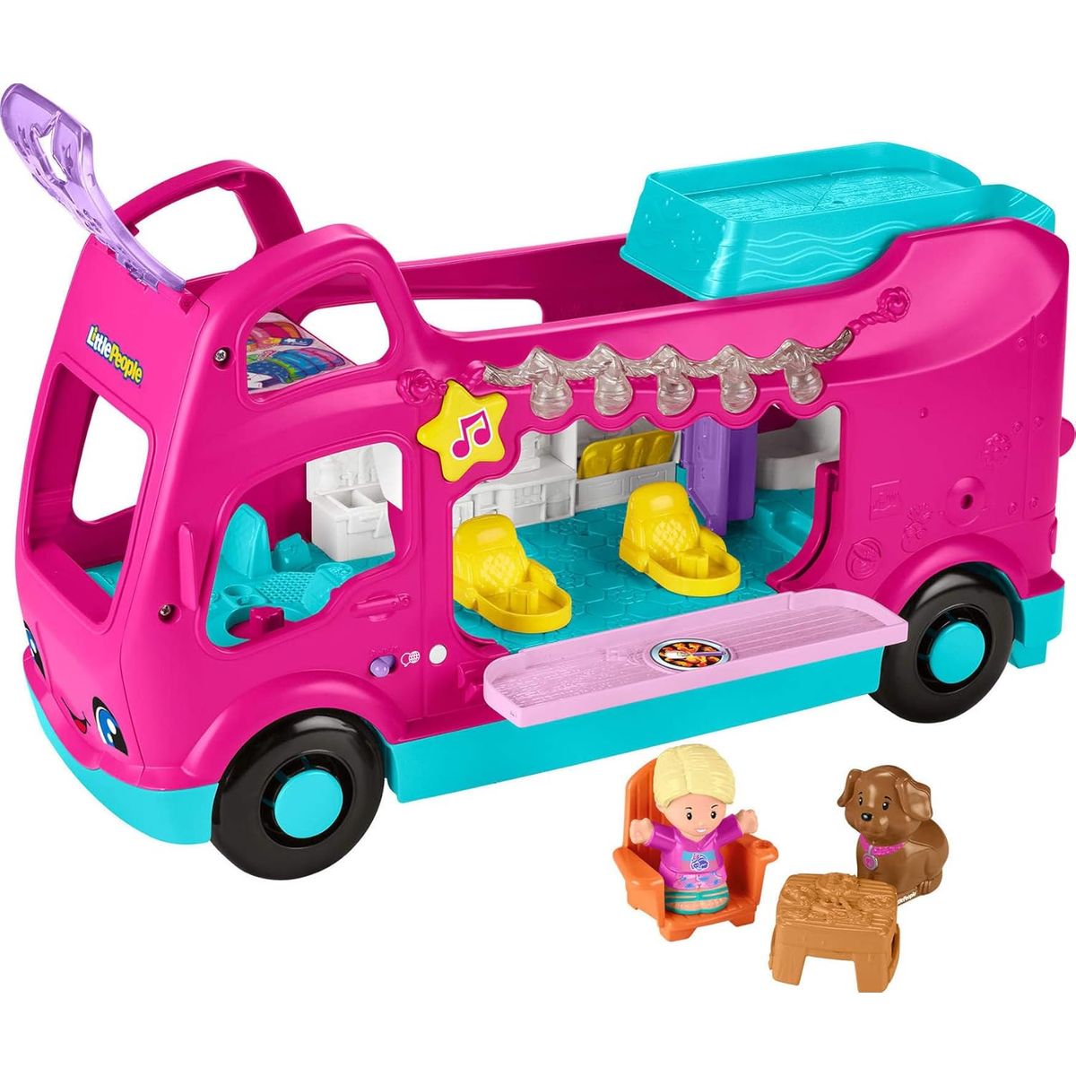 LITTLE PEOPLE - Camper Barbie Little people Luces y sonidos