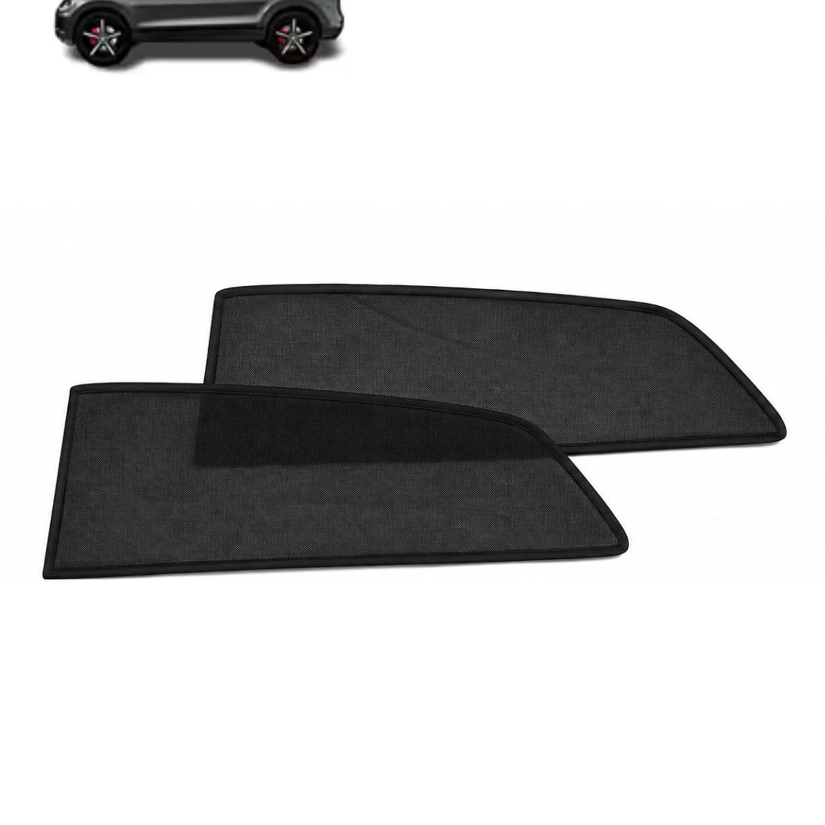 GENERICO - Malla Protectora Trasera Para Ventanas Suvcamionetas Par