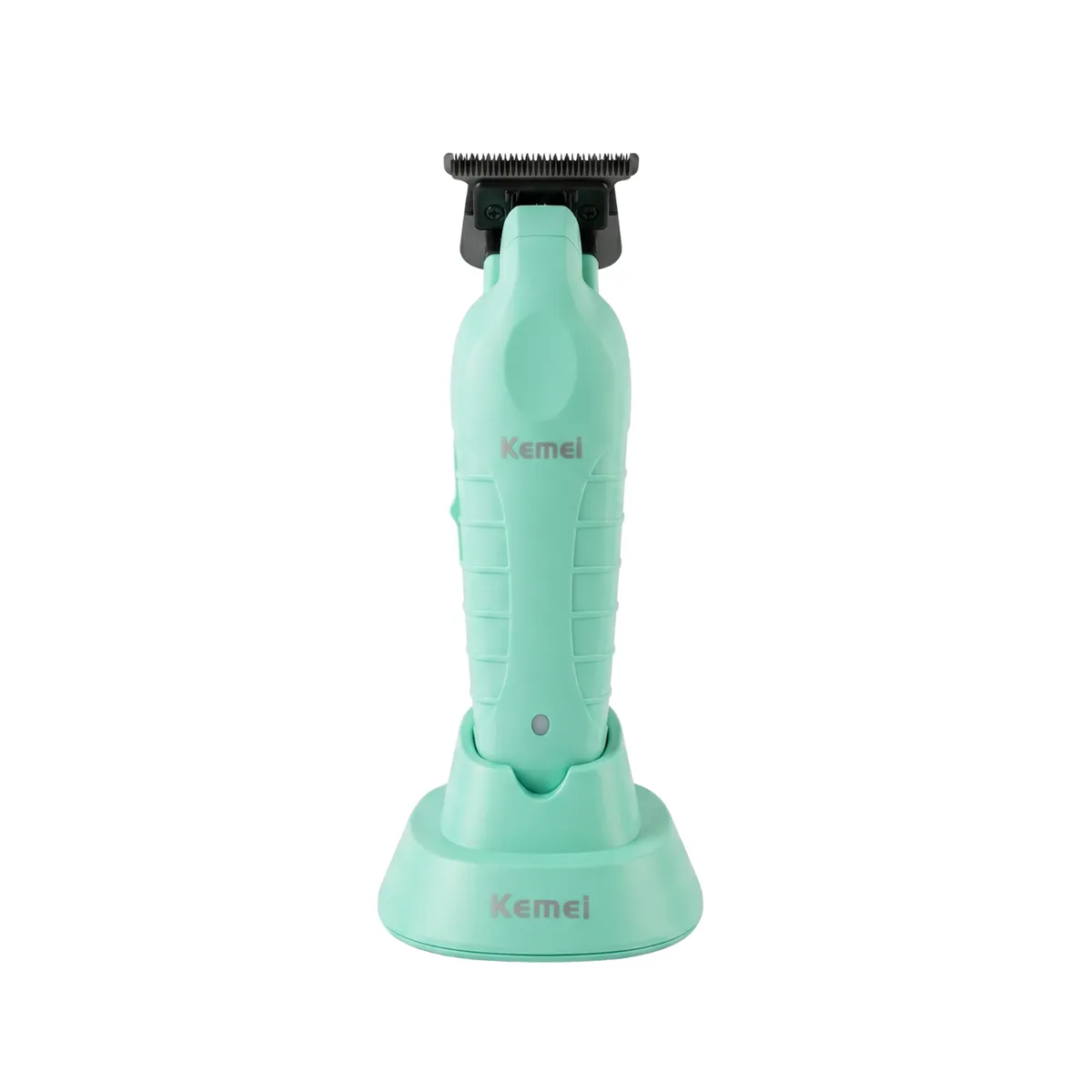 KEMEI - Máquina Patillera Trimmer Kemei 2299 Con Base De Carga Celeste