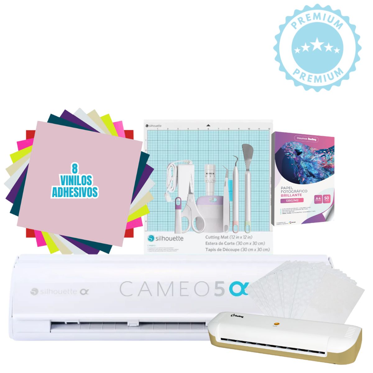 SILHOUETTE - Silhouette cameo 5 alpha  + Laminadora hoby A4 K260