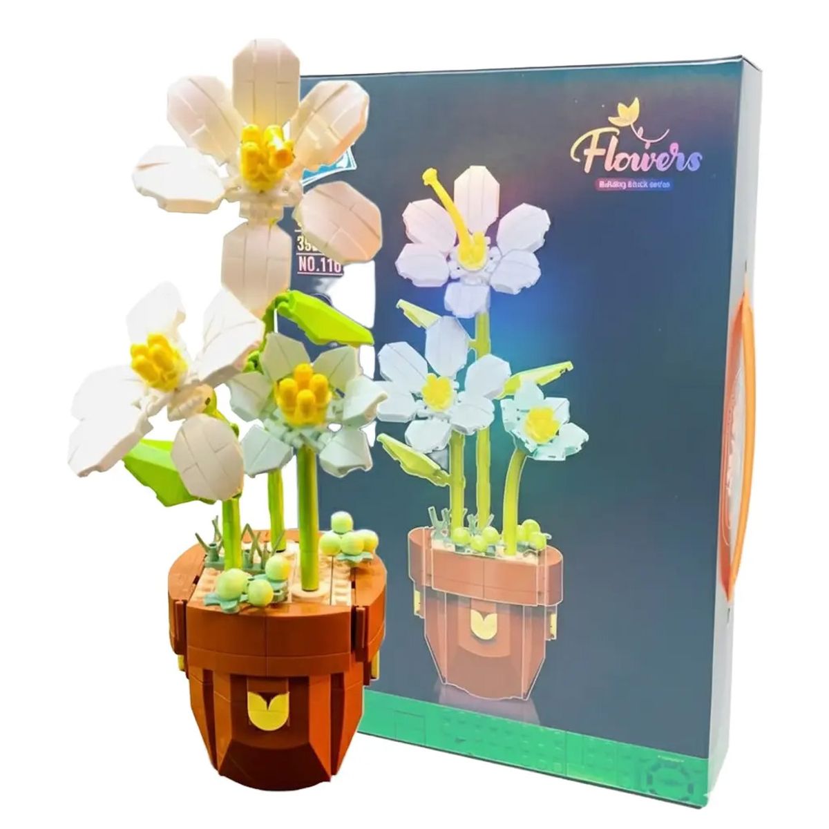 GENERICO - Juego De Bloques Tipo Lego Lily Construccion Armable Flores Hermosas Niños