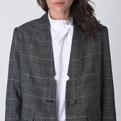 RAINDOOR - Blazer Tejido Lurex Grey Mujer