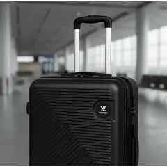 GENERICO - Maleta De Viaje Mediana 18 A 20 Kg Negro