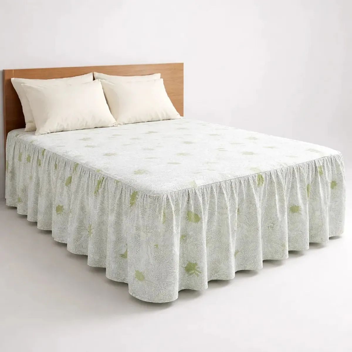 GENERICO - Faldon Protector para cama 1.5 plazas el complemento perfecto para tu ropa de cama 105x200 Cm