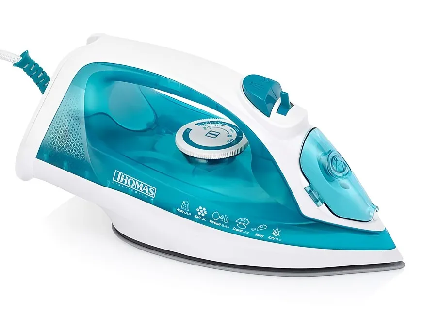 THOMAS Plancha a Vapor Vertical TH-7055 Celeste