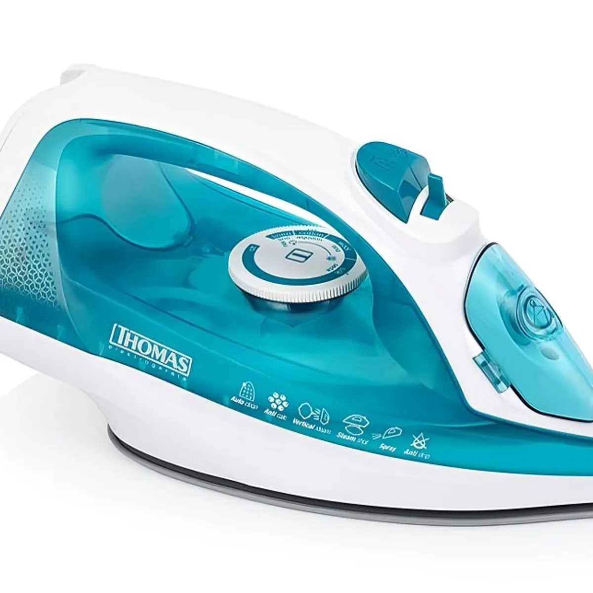 THOMAS - Plancha a Vapor Vertical TH-7055 Celeste Thomas
