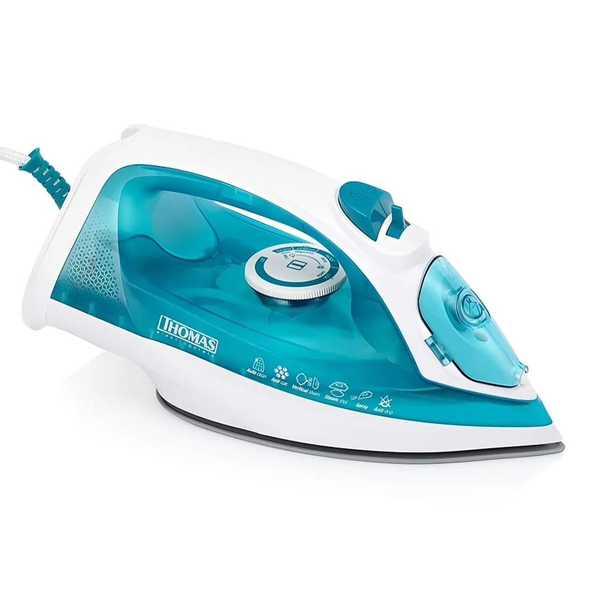 THOMAS - Plancha a Vapor Vertical TH-7055 Celeste Thomas