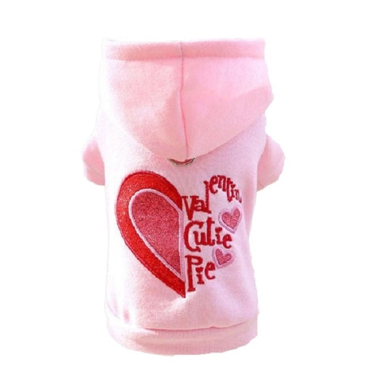 GENERICO - Poleron para Perritas Pequeñas y Cachorros - Hoodie Valentine S