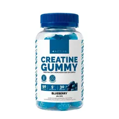 GENERICO - Creatine Gummy 4 Active 90 Gummies Arándano - Fuerza y Sabor