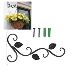 GENERICO - Soporte Colgante Plantas Metal Macetero Exterior Jardin
