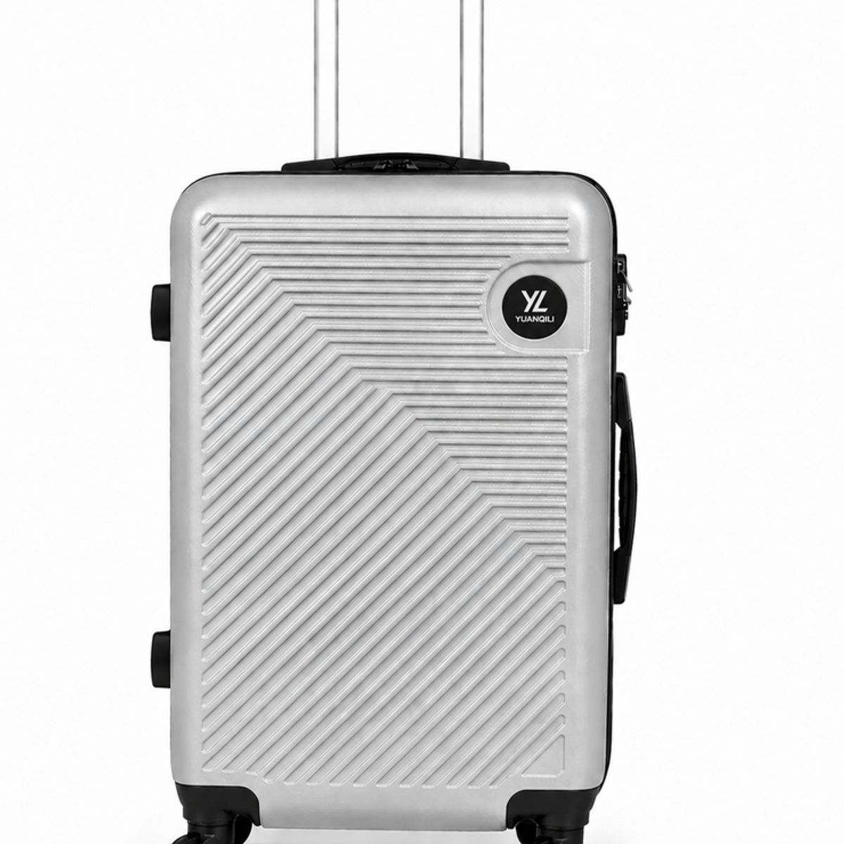 GENERICO - Maleta De Viaje Mediana 18 A 20 Kg Plata