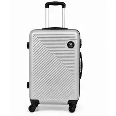 GENERICO - Maleta De Viaje Mediana 18 A 20 Kg Plata