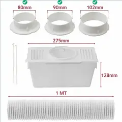 GENERICO - Caja Condensadora Secadora Universal Sin Salida 1m