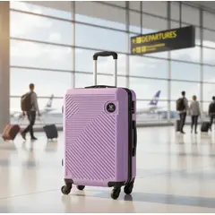GENERICO - Maleta De Viaje Mediana 18 A 20 Kg Lila