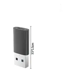 GENERICO - Adaptador USB Tipo A a USB Tipo C