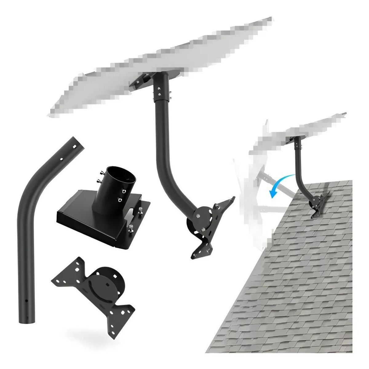 GENERICO - Soporte para mástil de antena Starlink V4 con kit de inst