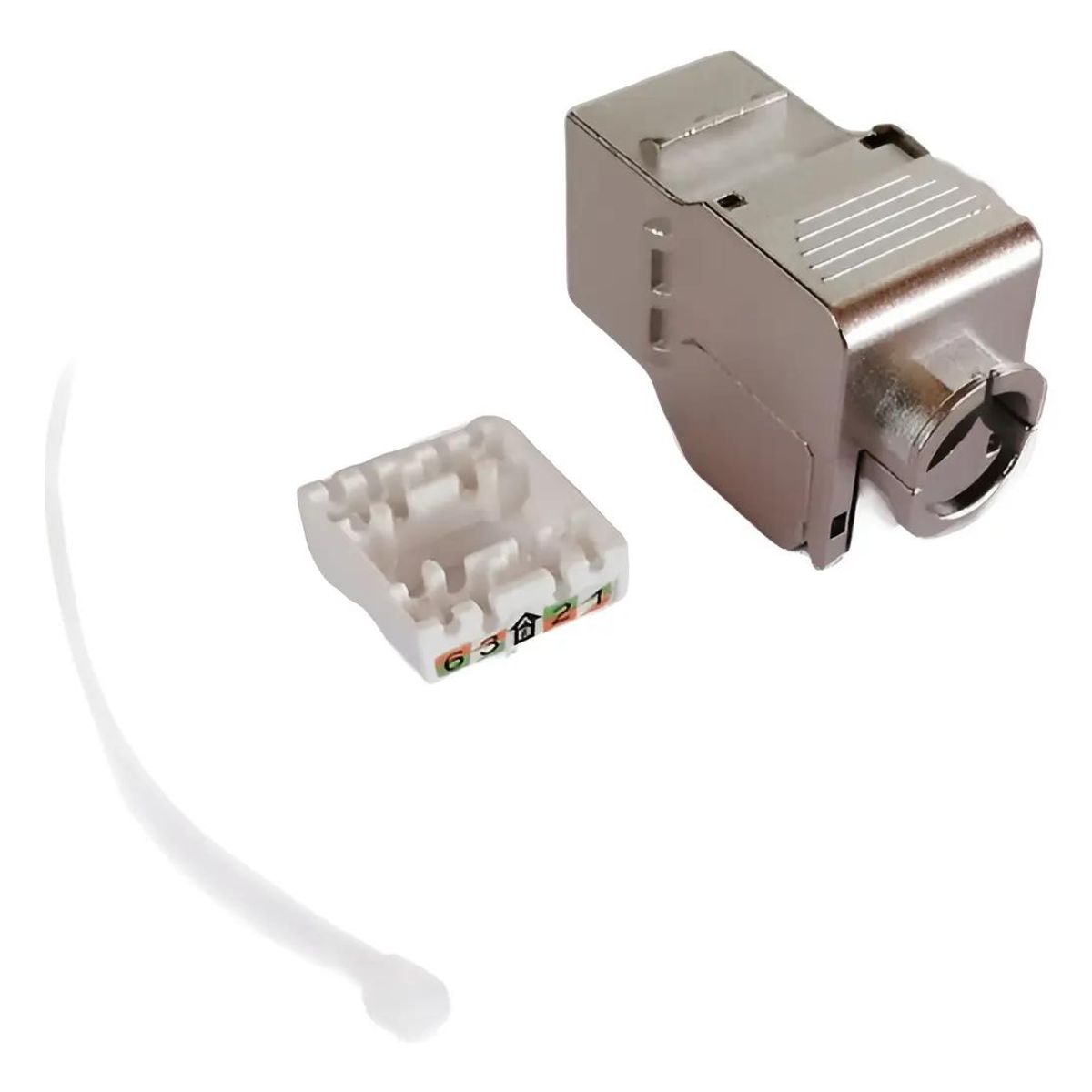 GENERICO - Conector de Red RJ45 Cat8 Hembra 1 Unidad