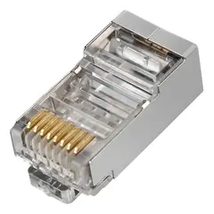 GENERICO - Conector de reparación para cable de red 100 unidades