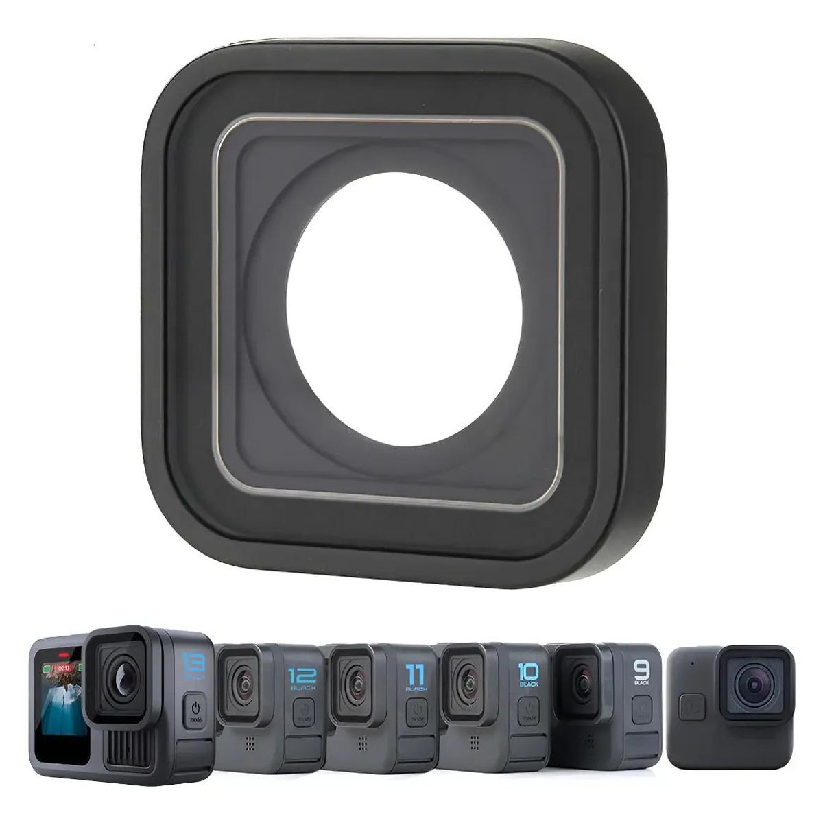 GENERICO - Lente de repuesto con filtro UV para cámaras GoPro