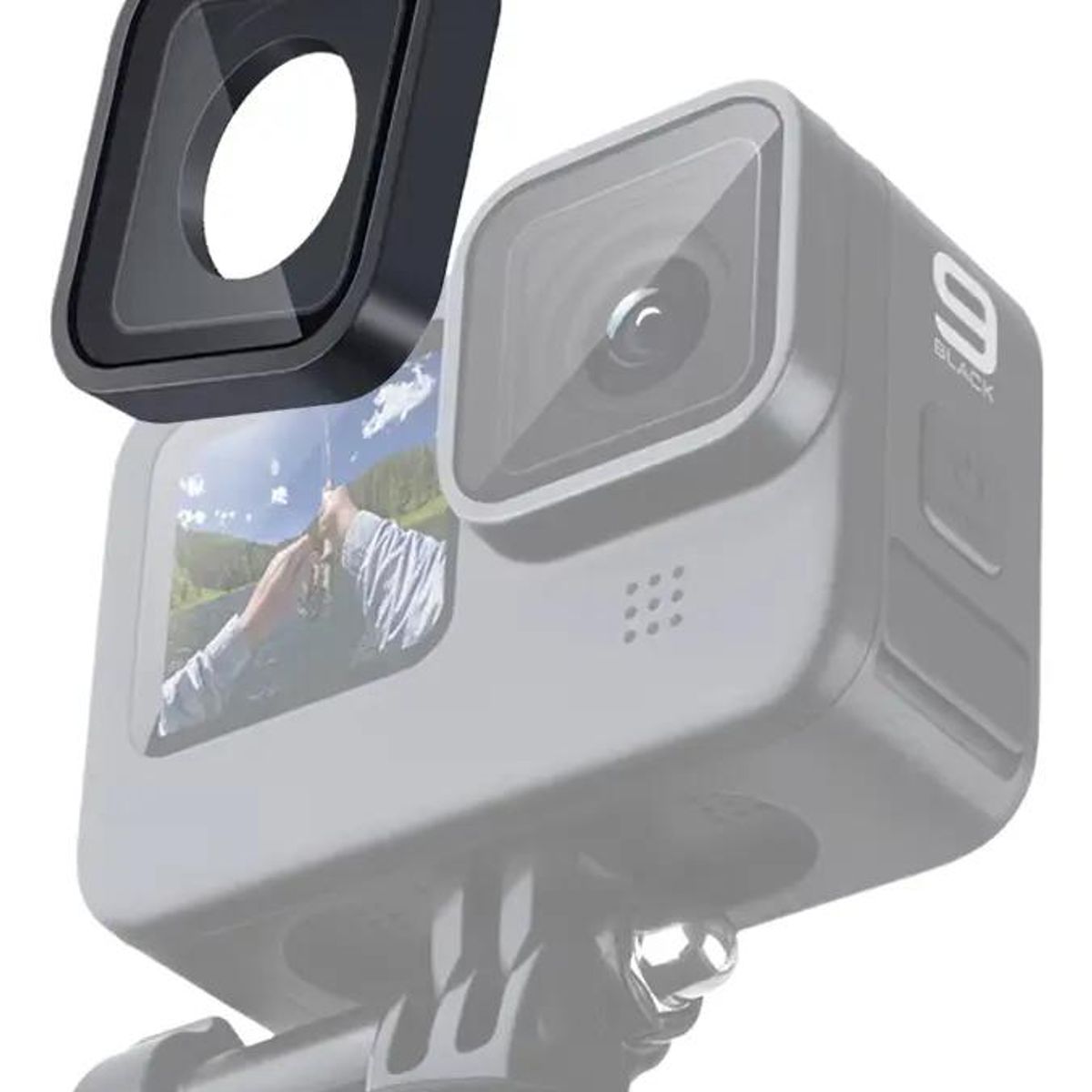 GENERICO - Lente de repuesto con filtro UV para cámaras GoPro