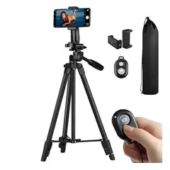 GENERICO - Trípode para celular y cámara 165 cm con control remoto