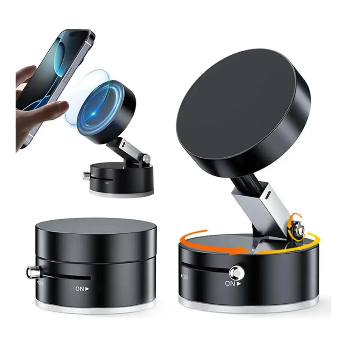 GENERICO - Soporte Magnético para Celular con Ventosa Multiuso