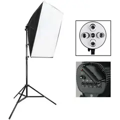 GENERICO - Softbox para 5 ampolletas con trípode XL 2,8m