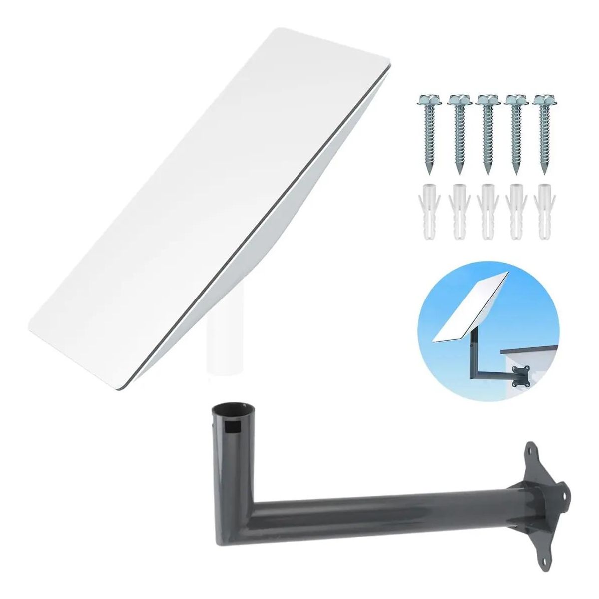 GENERICO - Soporte de pared para antena satelital Starlink