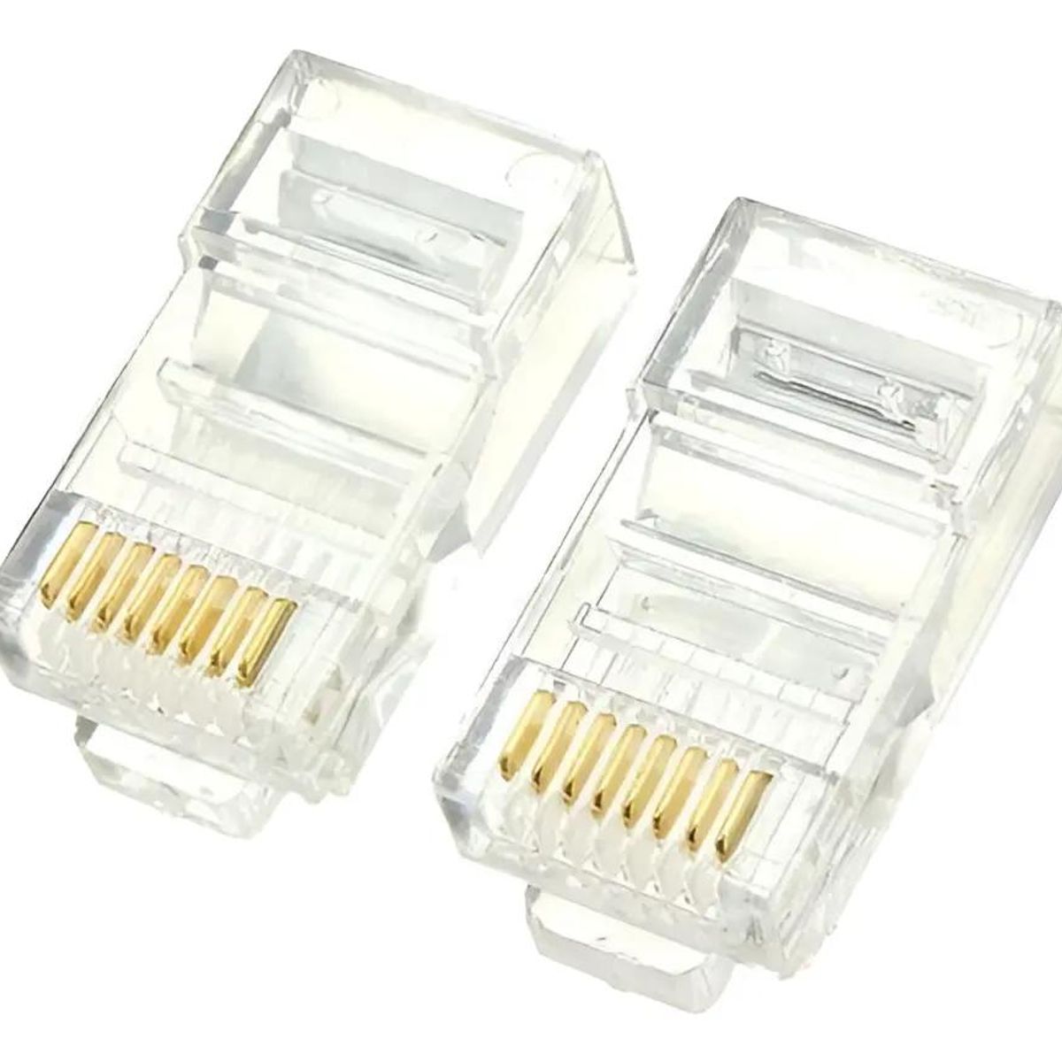 GENERICO - Conectores RJ45 Cat 5e para Cable de Red Pack 10