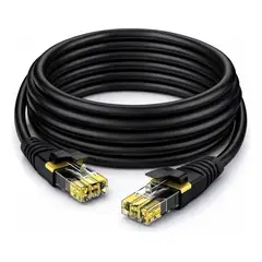 GENERICO - Cable Ethernet Cat 8 10m RJ45 Alta Velocidad 40Gbps