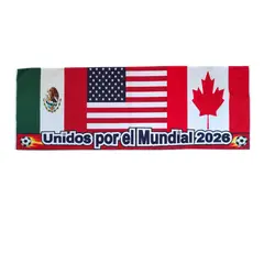 GENERICO - Lienzo Mundial 2026: Bandera 100 x 40 cm - Edición Coleccionable
