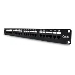 GENERICO - Patch Panel Cat6 24 Puertos 19 1U Montaje UTP