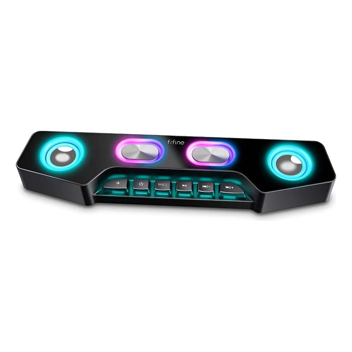 GENERICO - Parlante Ampligame A16 Bluetooth USB RGB Negro