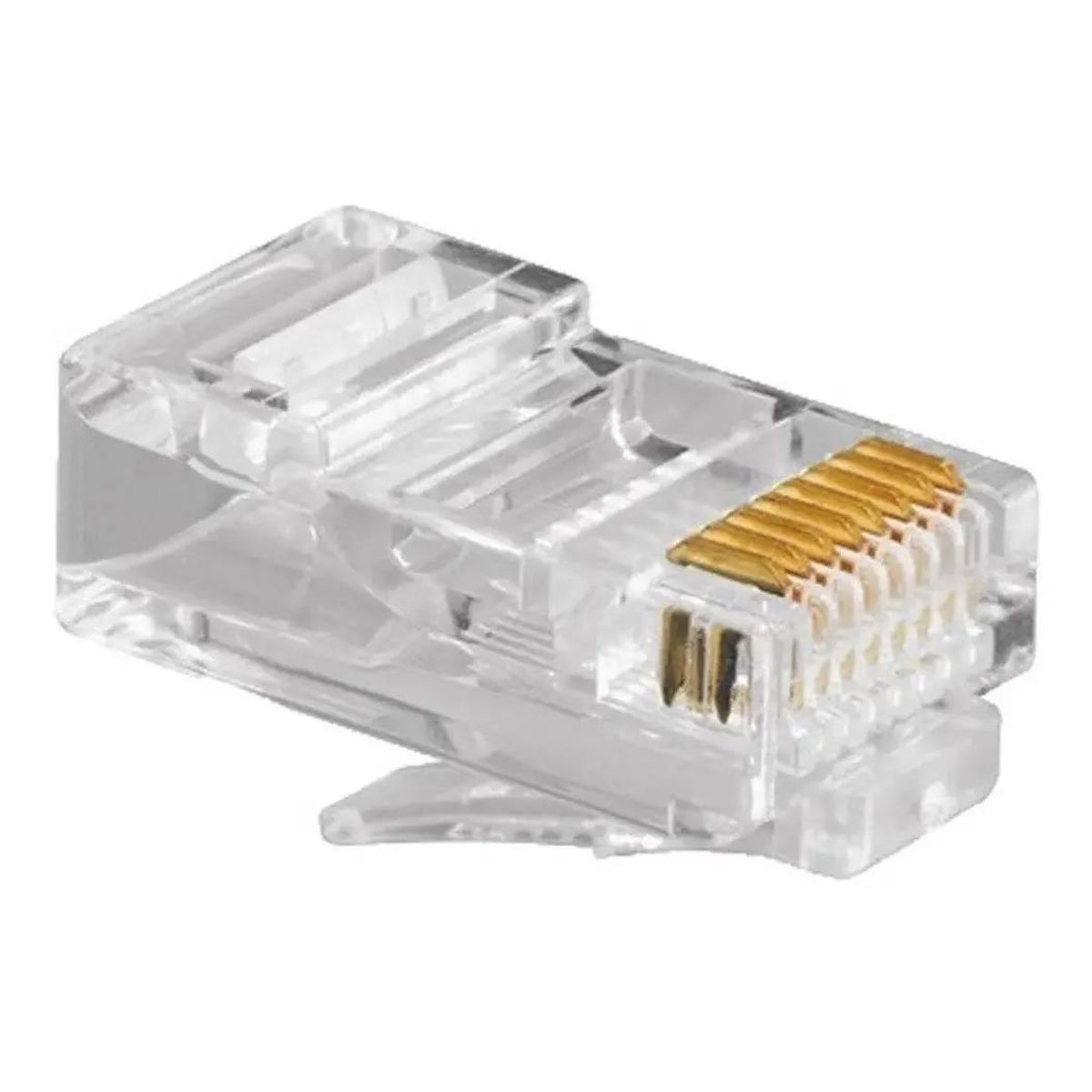 GENERICO - Conector RJ45 Cat5e Unifilar 100 unidades