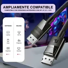 GENERICO - Cable DisplayPort para alta frecuencia y resolución