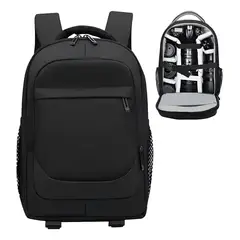 GENERICO - Mochila para cámara réflex con compartimentos para lentes