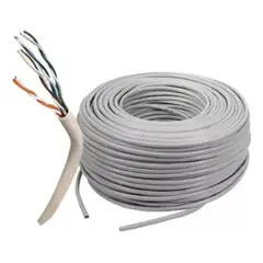 GENERICO - Cable de Red UTP Cat6 Aleación 100m Gris