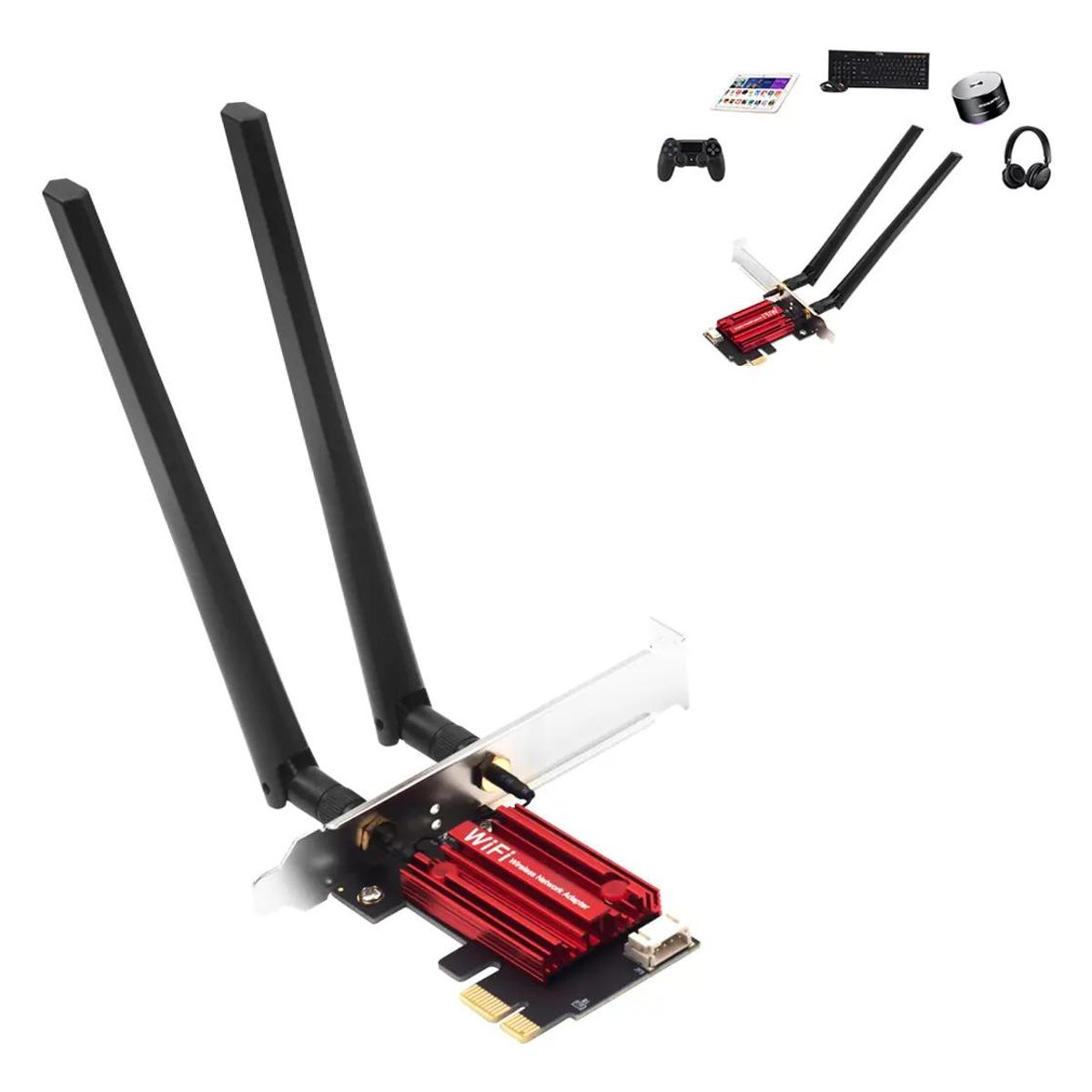 GENERICO - Tarjeta de Red Inalámbrica AX1200 Wi-Fi 5 5GHz Bluetooth