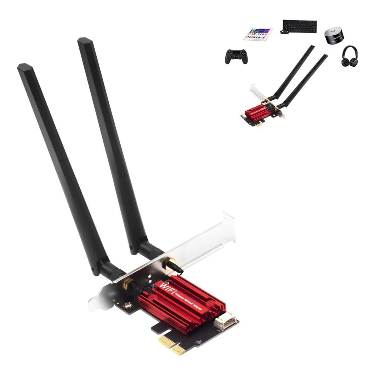 GENERICO - Tarjeta de Red Inalámbrica AX1200 Wi-Fi 5 5GHz Bluetooth