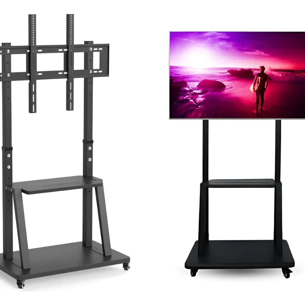 GENERICO - Soporte base para TV de 32 a 70 pulgadas con ruedas