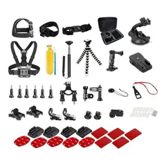 GENERICO - Kit Accesorios para Cámara Deportiva 46 Piezas