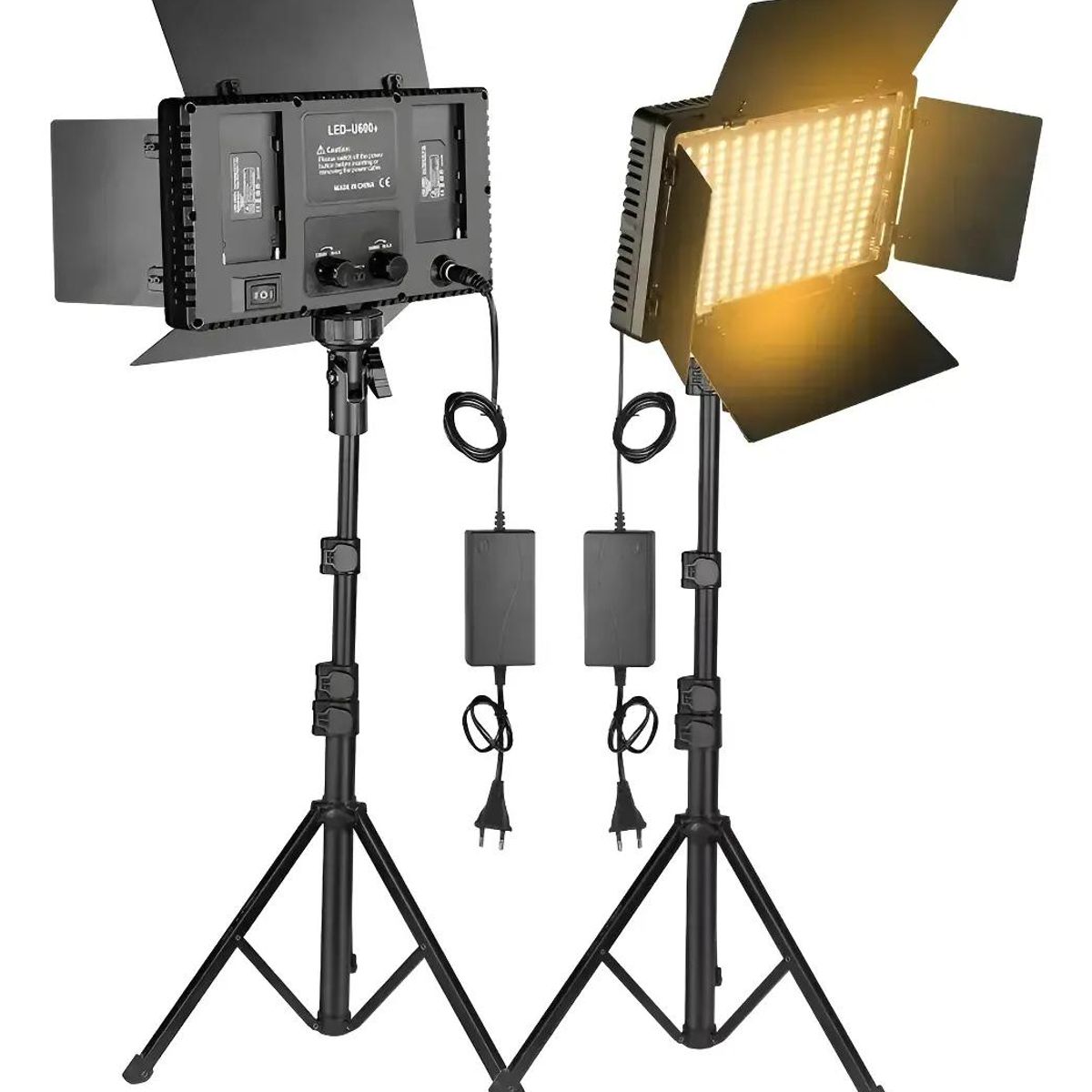 GENERICO - Kit Profesional Luz Relleno con Trípode y Reflector LED 8