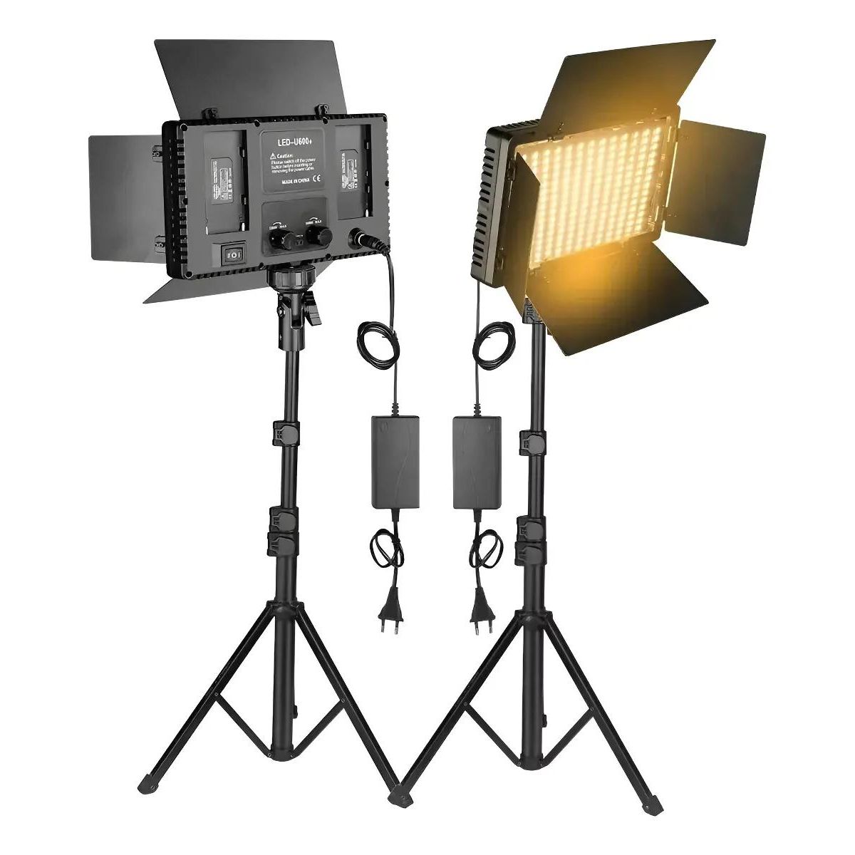 GENERICO - Kit Profesional Luz Relleno con Trípode y Reflector LED 8
