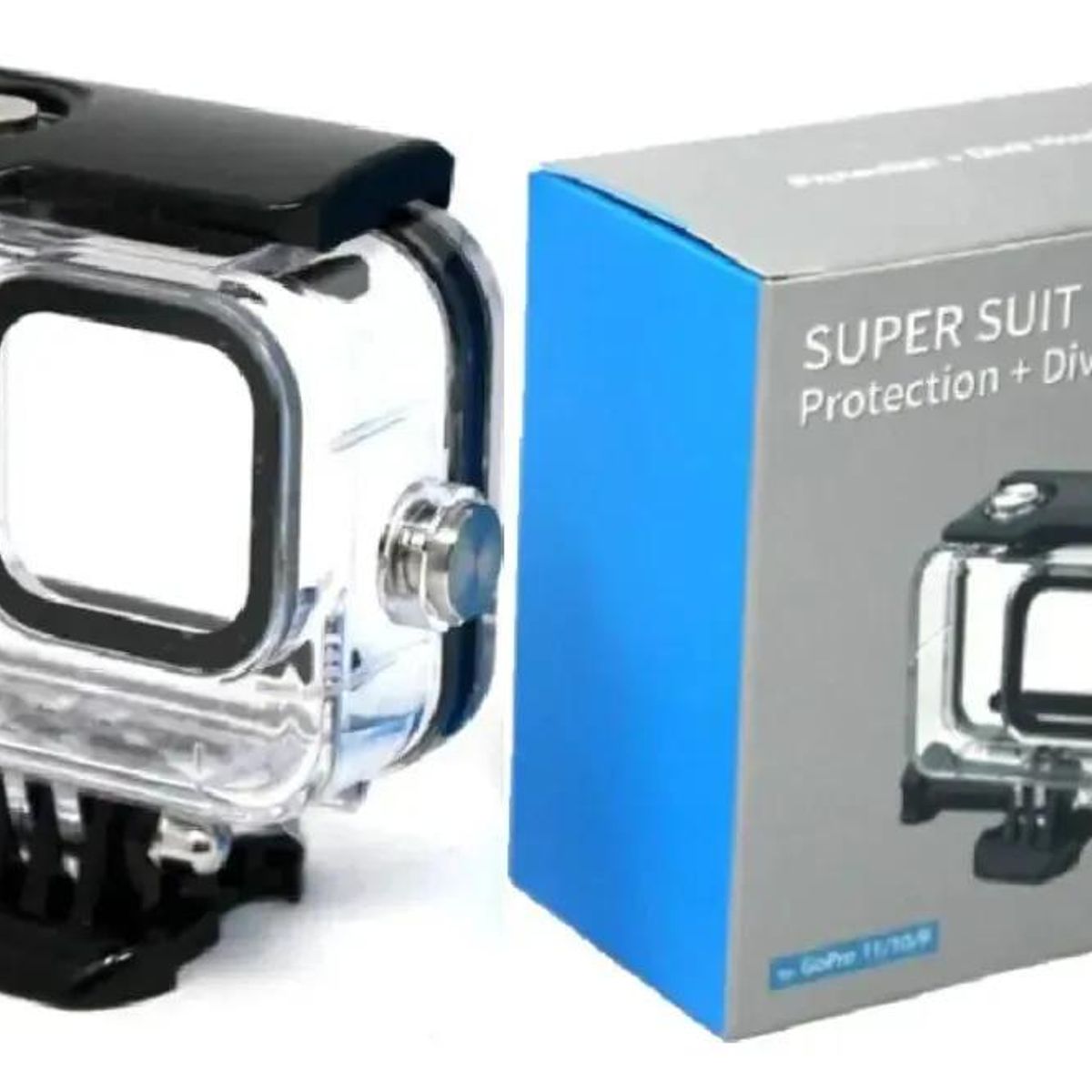 GENERICO - Carcasa impermeable para GoPro Hero 9 a 13 y Plus