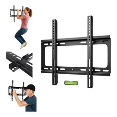 GENERICO - Soporte Fijo de Pared para TV 40-85 Capacidad 75kg